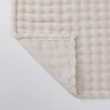 Kate Aurora Prestige Ultra Soft & Plush Accent Throw Blanket - 50 in. W x 60 in. L - Beige