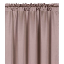 Kate Aurora 6 Piece Maison Estate Collection Semi Sheer Window Curtains & Beaded Valance Set - Dusty Rose