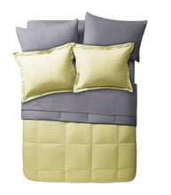 Kate Aurora Living Goose Down Alternative Bed in a Bag Complete Comforter Set - King, Yellow