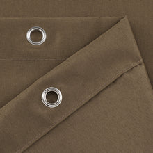 GoodGram Hotel Collection Fabric Shower Curtain Liners With Reinforced Hook Holes - Chocolate