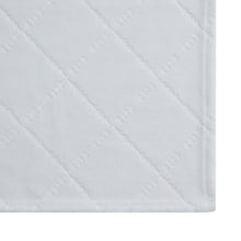 Kate Aurora Ultra Plush Contemporary Geometric Hypoellergenic Accent Throw Blanket - 50 in. W x 60 in. L - White