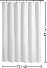Hotel Collection Premium Waffle Weave Fabric Shower Curtain by Kate Aurora - White