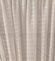 Kate Aurora Living Plaid Sheer French Door Curtain Panel With Tieback - 53 in. W x 45 in. L, Linen