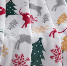 Kate Aurora Holiday Christmas Donner Reindeer Ultra Soft & Plush Accent Throw Blanket - 50" x 60"