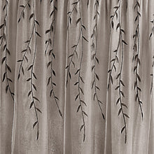 Kate Aurora Traditional Home 2 Pack Double Layered Embroidered Floral Sheer Curtains - 63 in. Long - Toffee