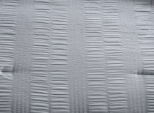 Kate Aurora Modern Accents Jodi Ruffled Embossed 3 Piece Comforter & Pillow Shams Set  , Gray - Queen