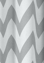 GoodGram 2 Pack: Hotel Thermal Grommet 100% Blackout Curtains - 52 in. W x 63 in. L, Chevron Gray