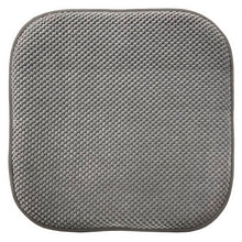 GoodGram Non Slip Chenille Premium Memory Foam Chair Cushions (4 Pack) - 16 in. W x 16 in. L, Gray