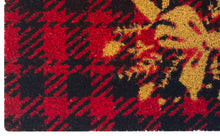 Kate Aurora Christmas Reindeer Bristled Outdoor Welcome Mat - 18"x30"