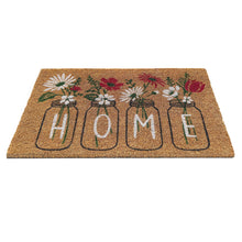 Kate Aurora Dainty Spring Bouquets Bristled Coir Outdoor Welcome Home Mat - 18"x30"