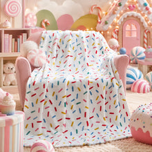 Kate Aurora Ice Cream Sprinkles Galore Kids Oversized Accent Throw Blanket - 50 in. x 70 in.