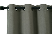 Kate Aurora Oversized Grommet Top Window Valances - Gray