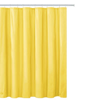 Kate Aurora 3 Pack Non-Toxic Chlorine Free PEVA Lightweight Vinyl Shower Curtain Liner - Standard Size - Yellow