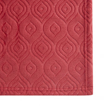 Kate Aurora Ultra Soft & Plush Modern Ogee Fleece Throw Blanket Covers - 50 in. W x 60 in. L - Garnet