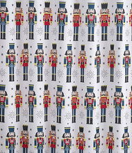 Kate Aurora Holiday Living Christmas Nutcrackers Fabric Shower Curtain