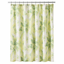 Kate Aurora Tropical Palms Retreat Fabric Shower Curtain - Standard Size