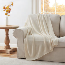 Kate Aurora Vermont Impressions Cable Knit Accent Throw Blanket - 50 in. W x 60 in. L