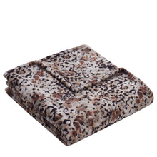 Kate Aurora Safari Living Cheetah Print Ultra Soft & Plush Oversized Accent Throw Blanket - 50 in. W x 70 in. L