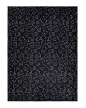 Kate Aurora Scary Halloween Ghosts Black & White Oversized Accent Throw Blanket - 50 in. x 70 in.