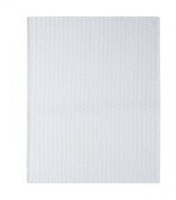 Kate Aurora Pastel Chic Embossed Leaves Ultra Plush Accent Throw Blanket - 50 in. W x 60 in. L - White