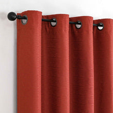 Kate Aurora 1 Piece Grace Hotel Room Darkening Grommet Top Window Curtain Panel - 84 in. Long - Spice