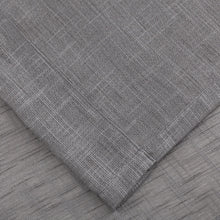 Kate Aurora 2 Pack Semi Sheer Linen Blend Grommet Top Window Curtains - 52 in. W x 84 in. L, Gray