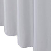 GoodGram Hotel Collection Fabric Shower Curtain Liners With Reinforced Hook Holes - Light Gray