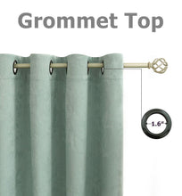 Kate Aurora Hotel Chic 2 Pack Light Filtering Grommet Top Window Curtains - 52 in. W x 84 in. L, Aqua