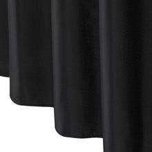 Kate Aurora Living Hotel Collection Mold & Mildew Resistant Fabric Shower Curtain - Black