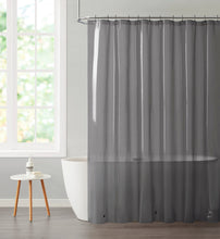 Kate Aurora Transparent Pastel 6 Gauge Hotel Non-Toxic Odor Free PEVA Shower Curtain Liner - Mold & Mildew Resistant - Charco