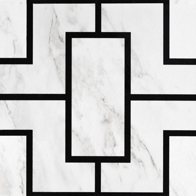 GoodGram Peel N' Stick DIY Retro 12x12 Self Adhesive Vinyl Floor Tile - 20 Tiles (20 Total SF in a Box) - Affinity - 20 Tiles
