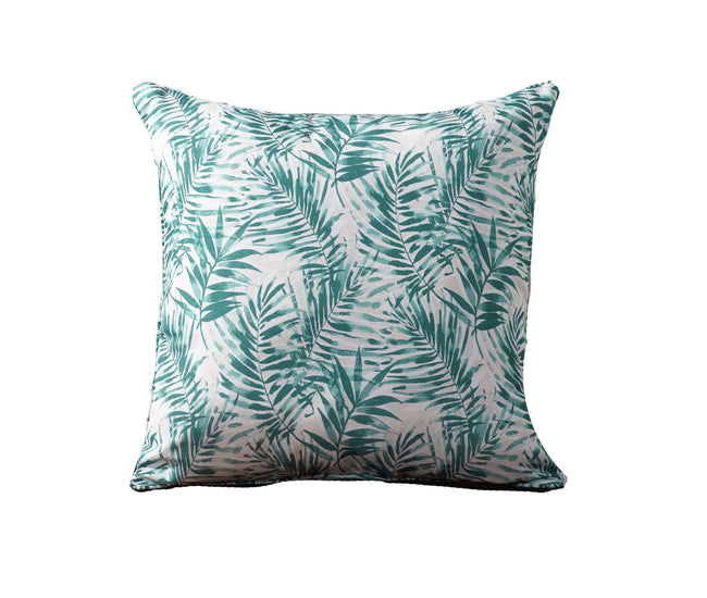 Kate Aurora 2 Piece Tropical Palm Indoor/Outdoor Oversized & Overfilled Zippered Throw Pillow - 20" x 20"