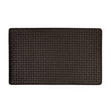 Kate Aurora Heavy Duty Embossed Non Slip Memory Foam Kitchen Mats - 30in W x 18in L, Black