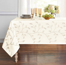 Kate Aurora Madison Floral Embroidered Fabric Tablecloth