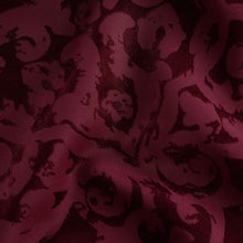 Kate Aurora Living 2 Pack Delaney Room Darkening Damask Print Grommet Curtain - 52 in. W x 84 in. L, Burgundy