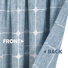 Kate Aurora Country Farmhouse Baby Blue Buffalo Plaid Rod Pocket Window Valance - 52 in. W x 15 in. L