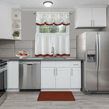 Kate Aurora Heavy Duty Non Slip Memory Foam Kitchen Mats - 18in W x 30in L, Red