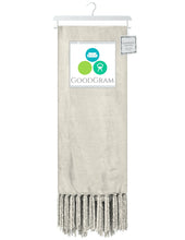Kate Aurora Ultra Soft & Plush Fringed Oversized Accent Fleece Throw Blanket Cover - 50 in. W x 70 in. L