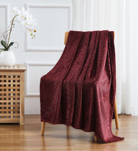 Kate Aurora Floral Ferns Shabby Chic Styled Oversized Ultra Soft & Plush Accent Throw Blanket
