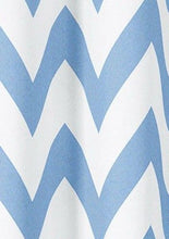 GoodGram 2 Pack: Hotel Thermal Grommet 100% Blackout Curtains - 52 in. W x 84 in. L, Chevron Aqua