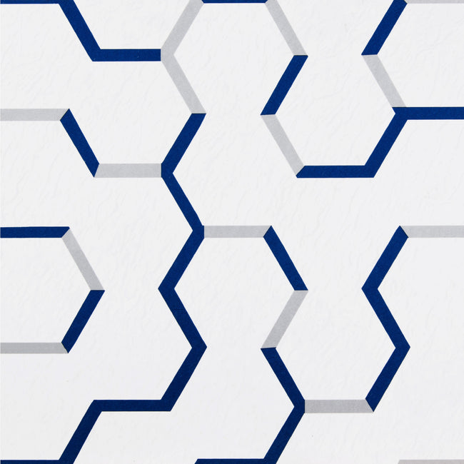 GoodGram Peel N' Stick DIY Retro 12x12 Self Adhesive Vinyl Floor Tile - 20 Tiles (20 Total SF in a Box) - Geo Puzzle - 20 Til
