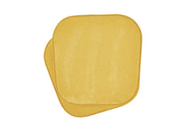 GoodGram Non Slip Chenille Premium Memory Foam Chair Cushions (4 Pack) - 16 in. W x 16 in. L, Gold