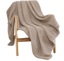 Kate Aurora Ultra Lux Oversized & Heavyweight Regency Accent Throw Blanket - 50" x 70" - Taupe