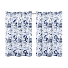 Kate Aurora Rooster Toile Complete 3 Pc Café  Kitchen Curtain Tier And Valance Set