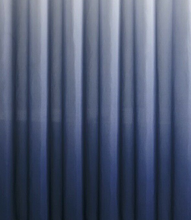 Kate Aurora Living Multi Color Ombre Fabric Shower Curtain - White/Navy
