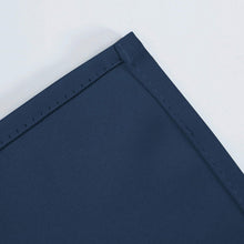 Kate Aurora 100% Thermal Blackout Bath & Kitchen Window Curtains - 50 in. W x 45 in. L, Navy