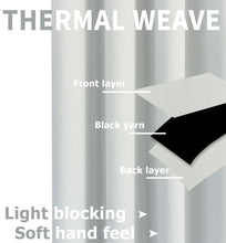 Kate Aurora 100% Thermal Blackout Bath & Kitchen Window Curtains - 50 in. W x 45 in. L, White