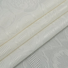 Kate Aurora Shabby Chic Floral Fabric Tablecloth - 56 in. W x 102 in. L, Ivory