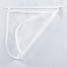 GoodGram Heavy Weight Fabric Shower Curtain Liners With Mesh Pockets - Standard Size