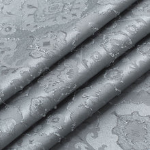 Kate Aurora Regency Collection Raised Jacquard Damask Grommet Top Curtains - 52 in. W x 84 in. L, Gray